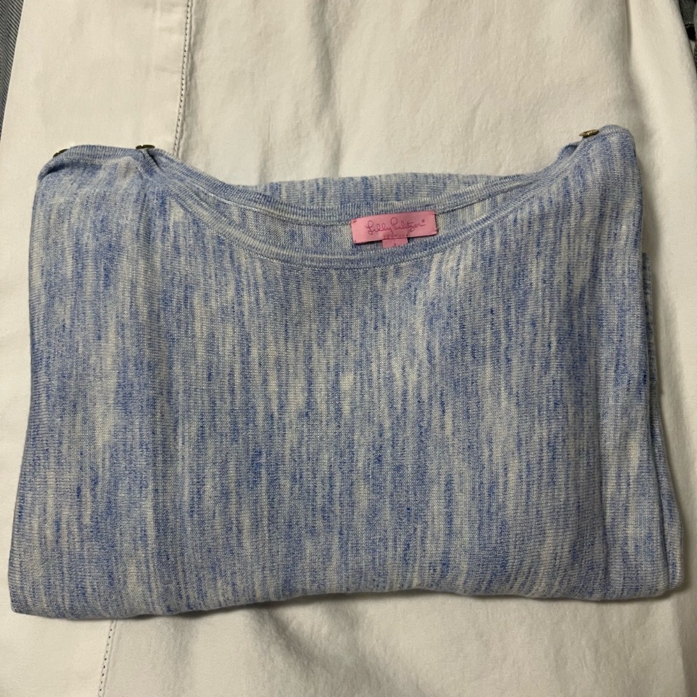 Lilly Pulitzer Sweater Dress in Lapis Blue.